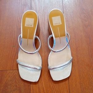 Dolce Vita silver heels